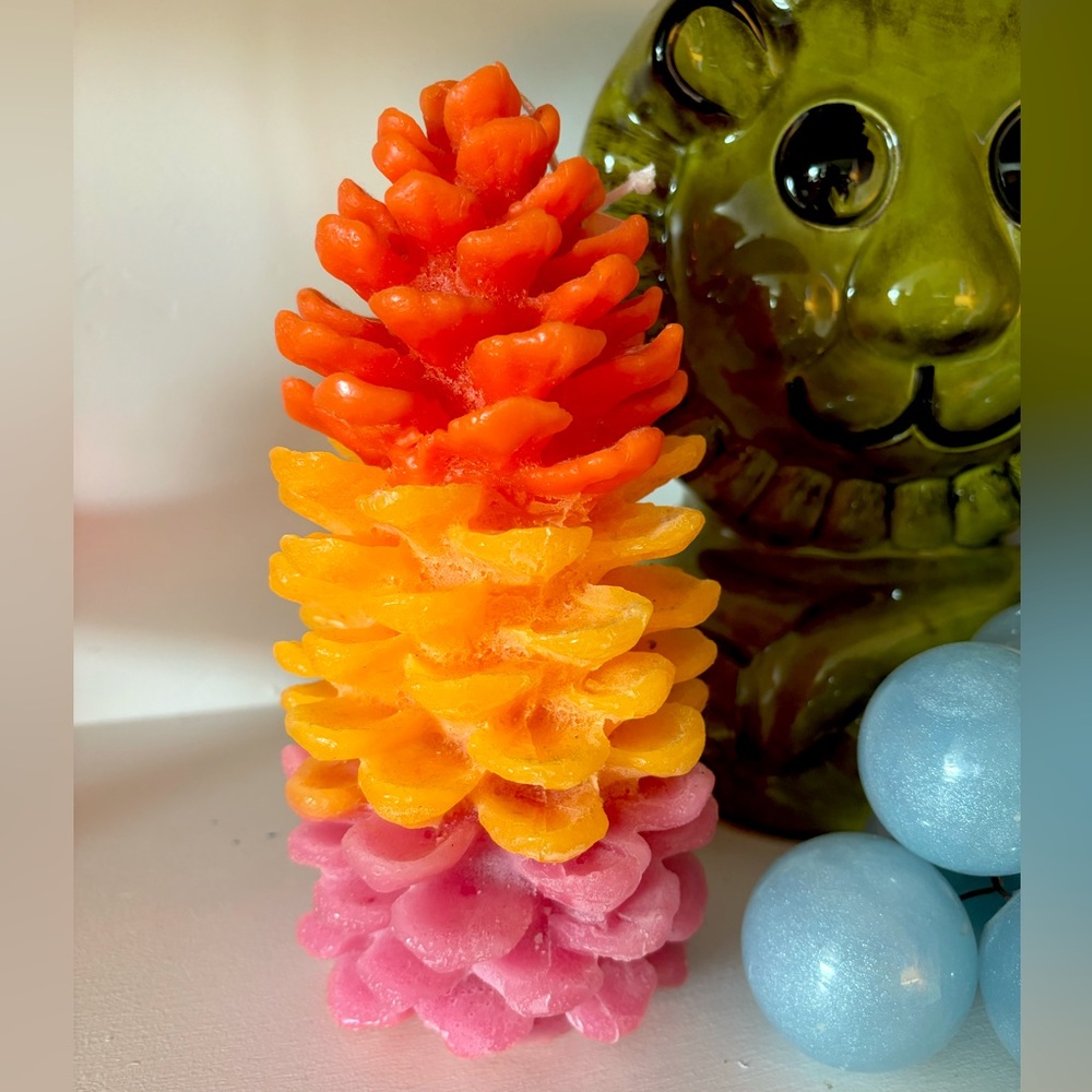 Anthropologie Pinecone Candle Balsam Christmas Tree Candle